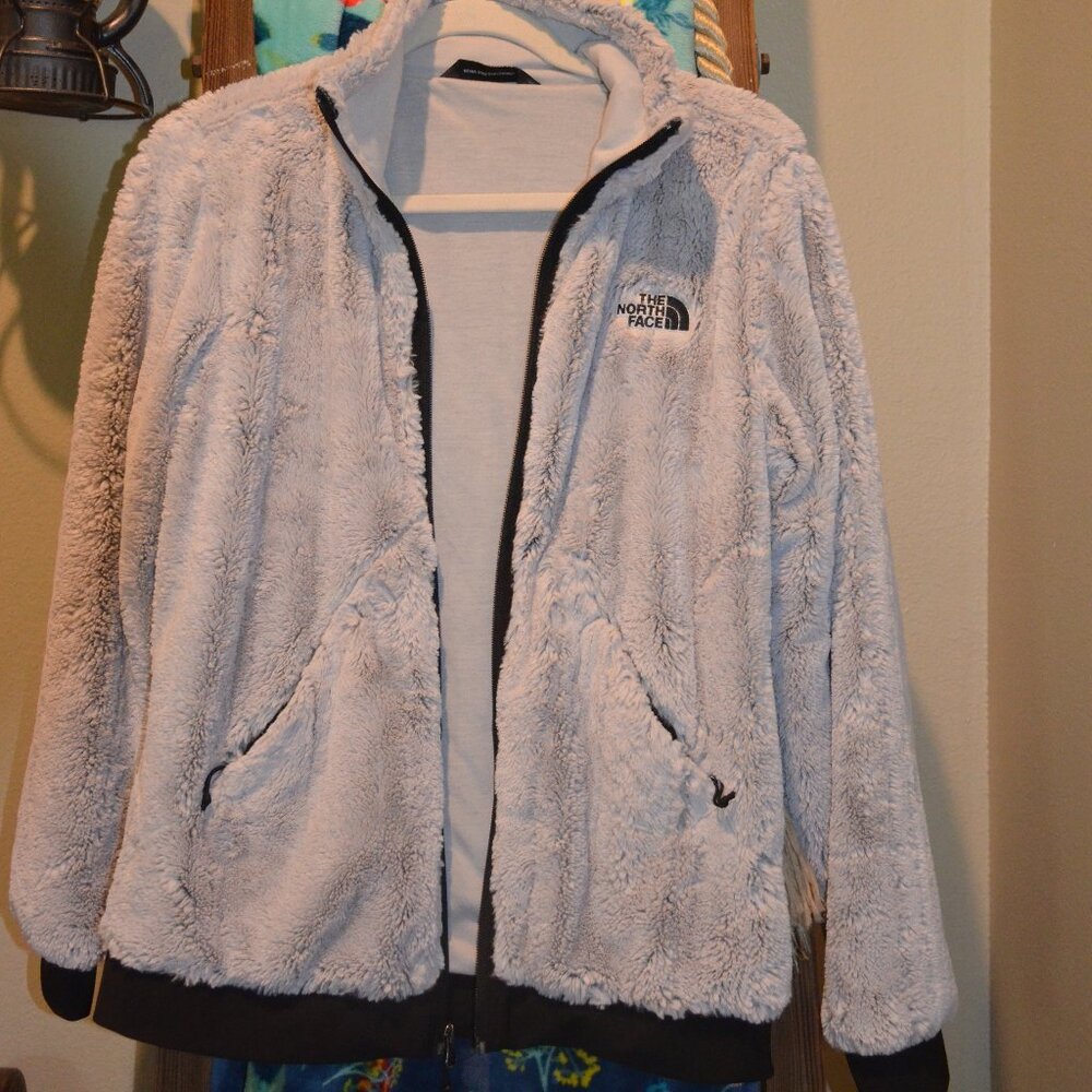 The North Face Gray Plush Jacket Women's size S